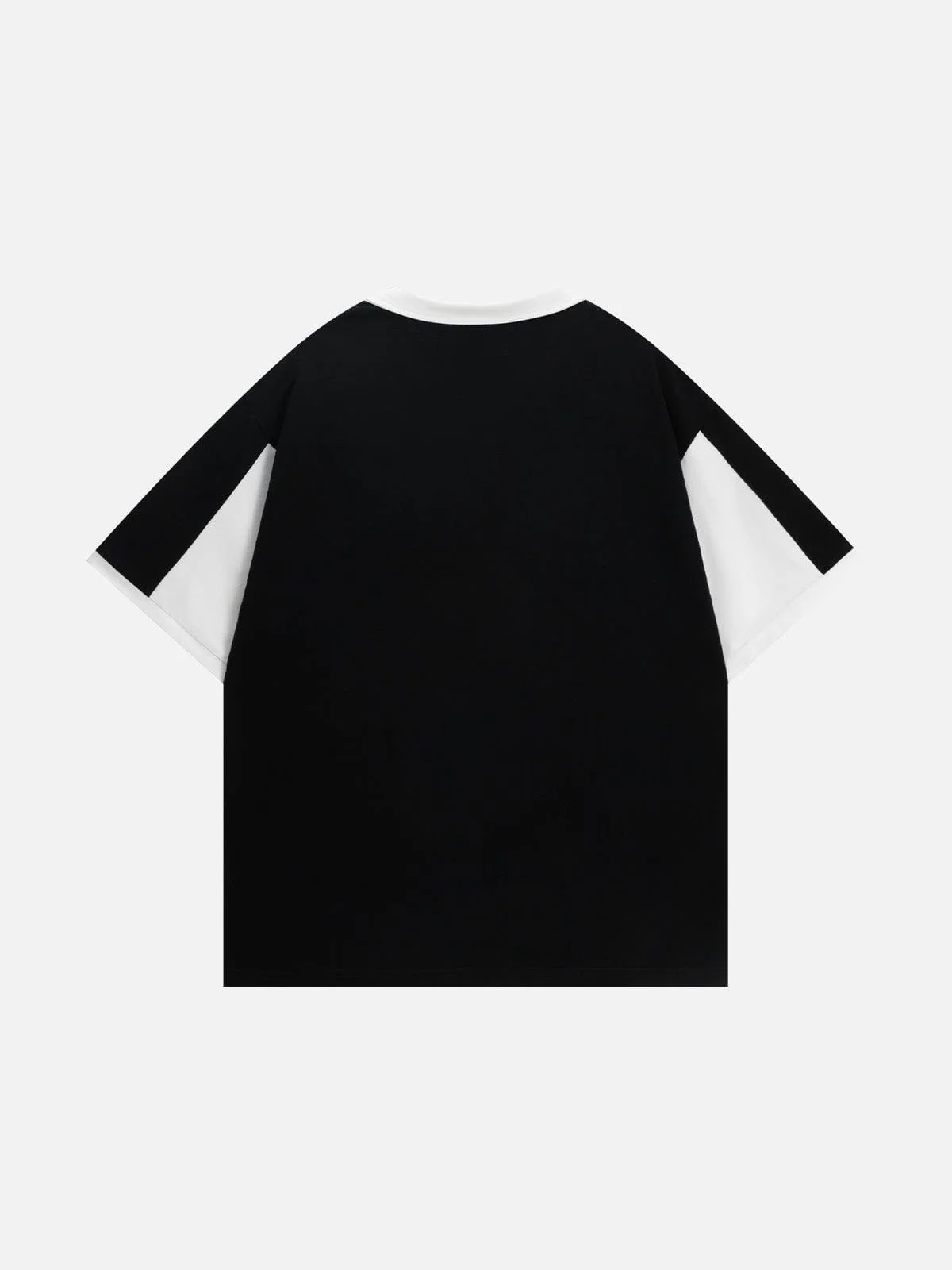 Aelfric Eden Stand Collar Color Blocking Tee