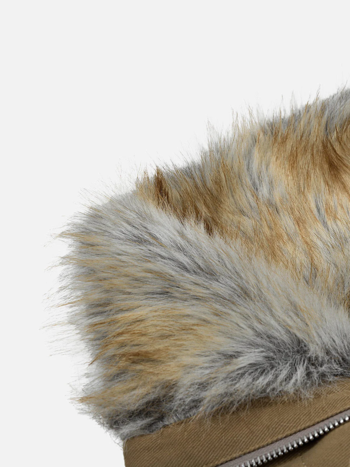 Aelfric Eden Faux Fur Collar Cargo Coat