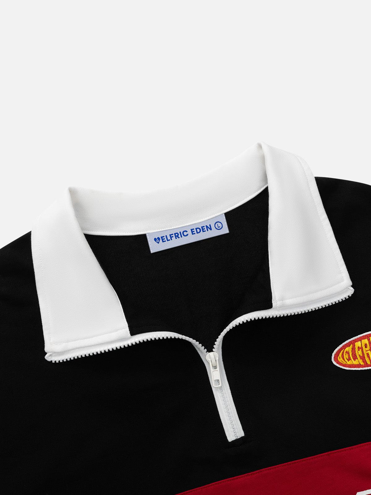 Aelfric Eden Stand Collar Color Blocking Tee