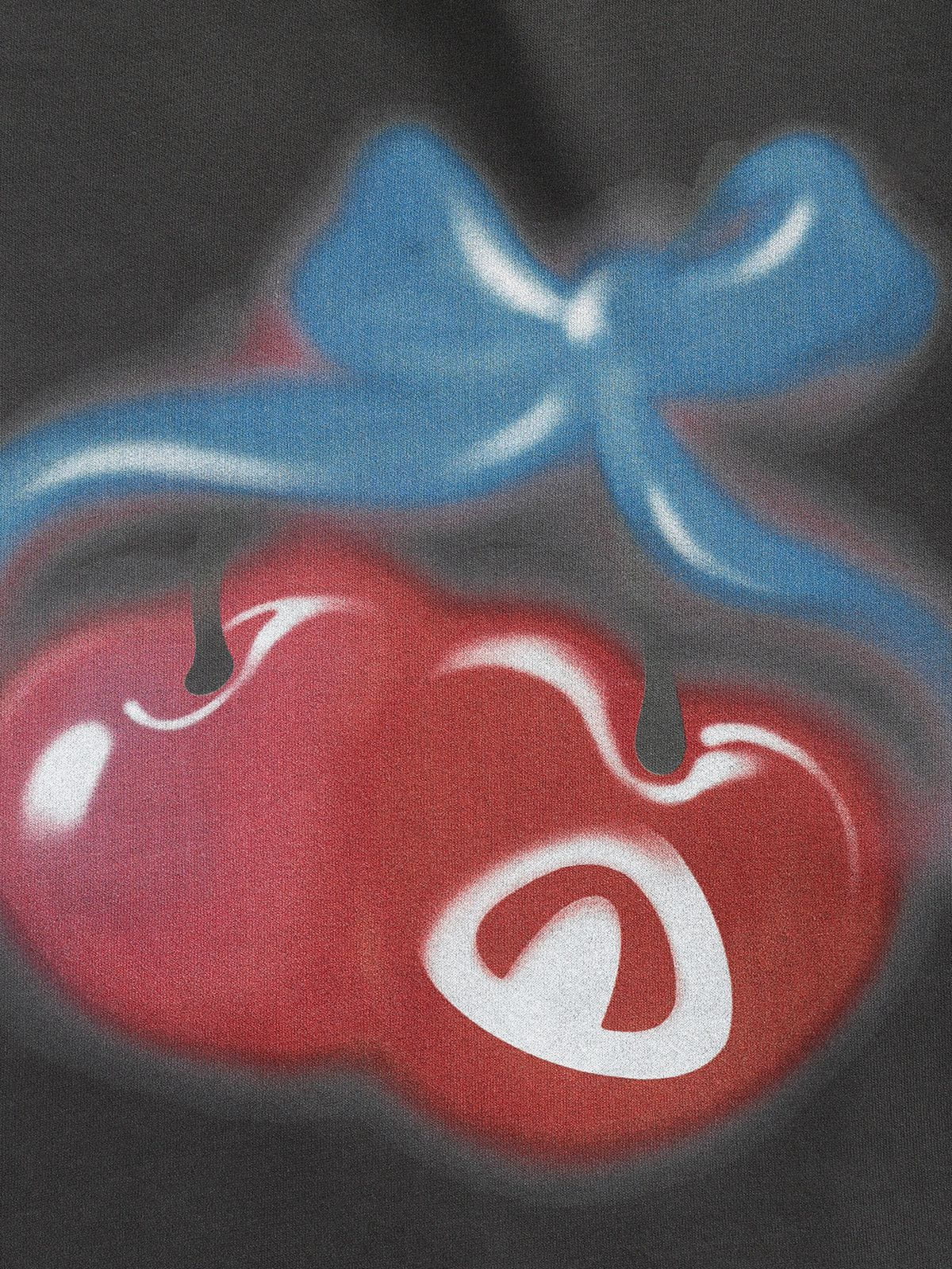 Aelfric Eden Oversized Cherry Pattern Pullover Hoodie