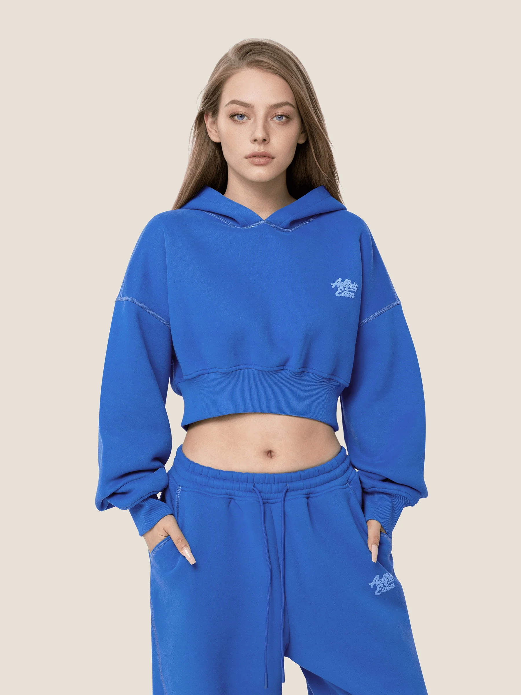 Soufflé Cropped Cloud Hoodie