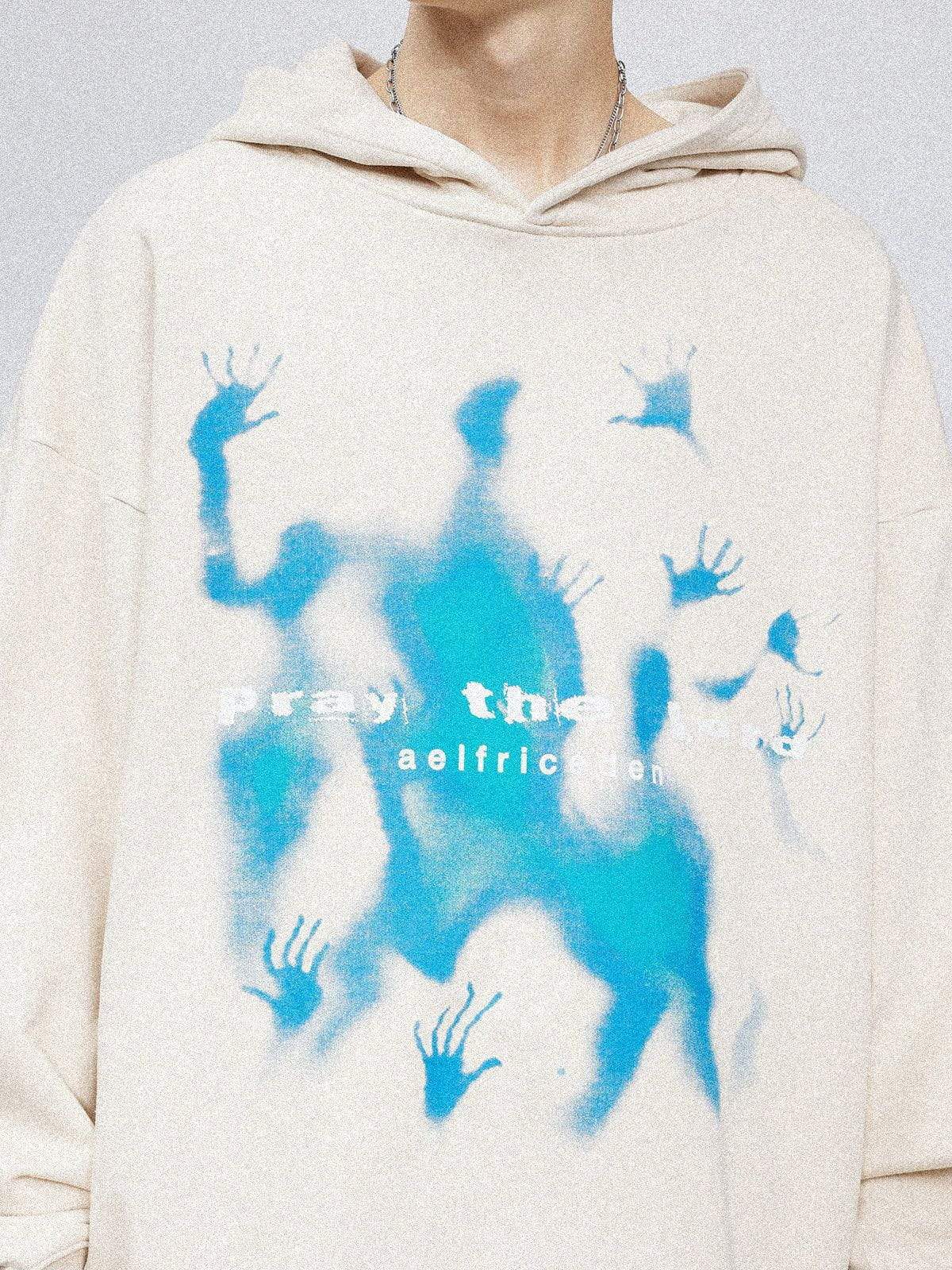 Aelfric Eden Abstraction Shadow Graphic Hoodie