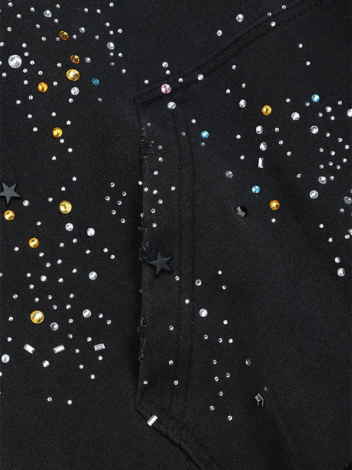 Aelfric Eden Rhinestone Boxy Zip Up V302 Hoodie