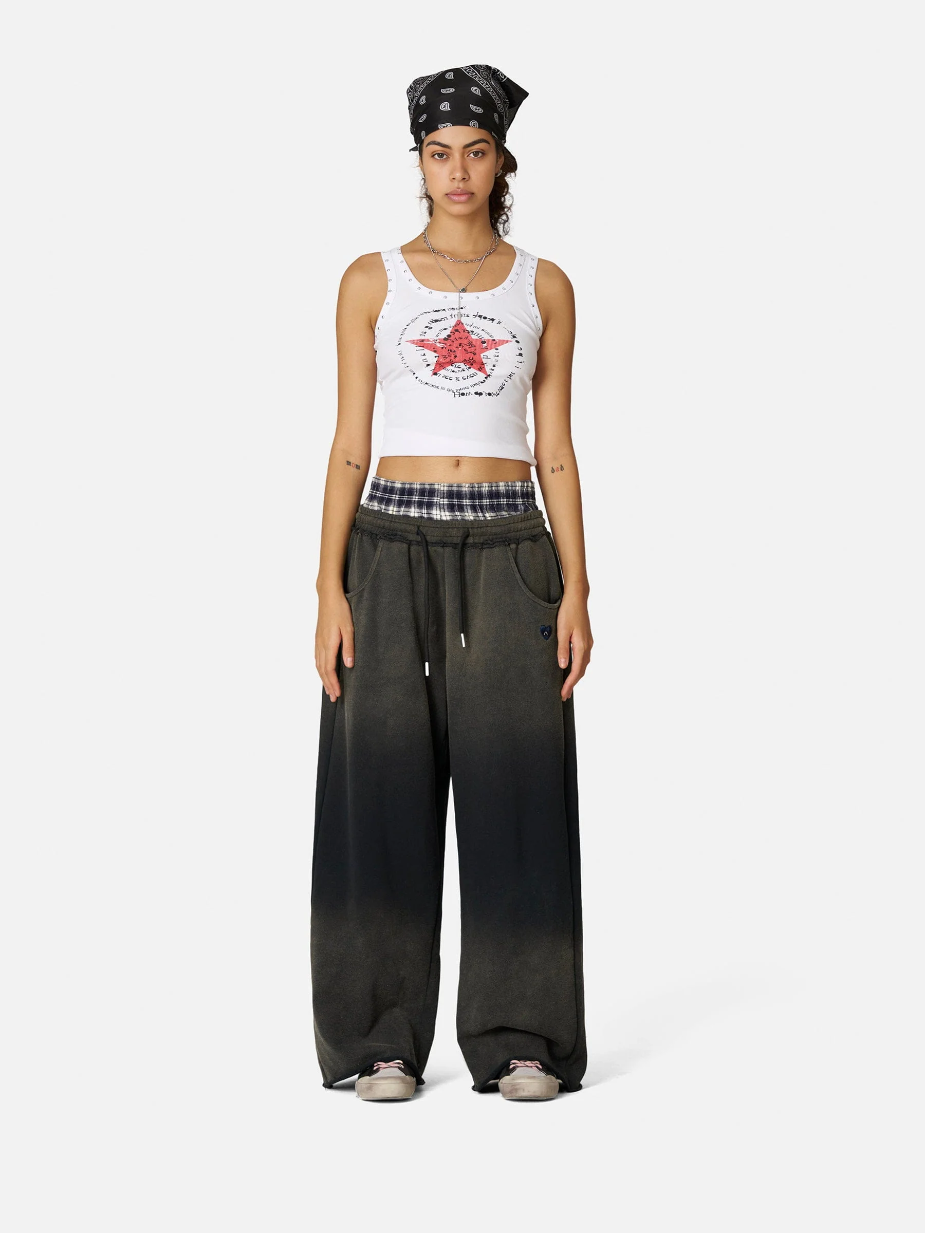Aelfric Eden Double Waist Vintage Baggy Sweatpants