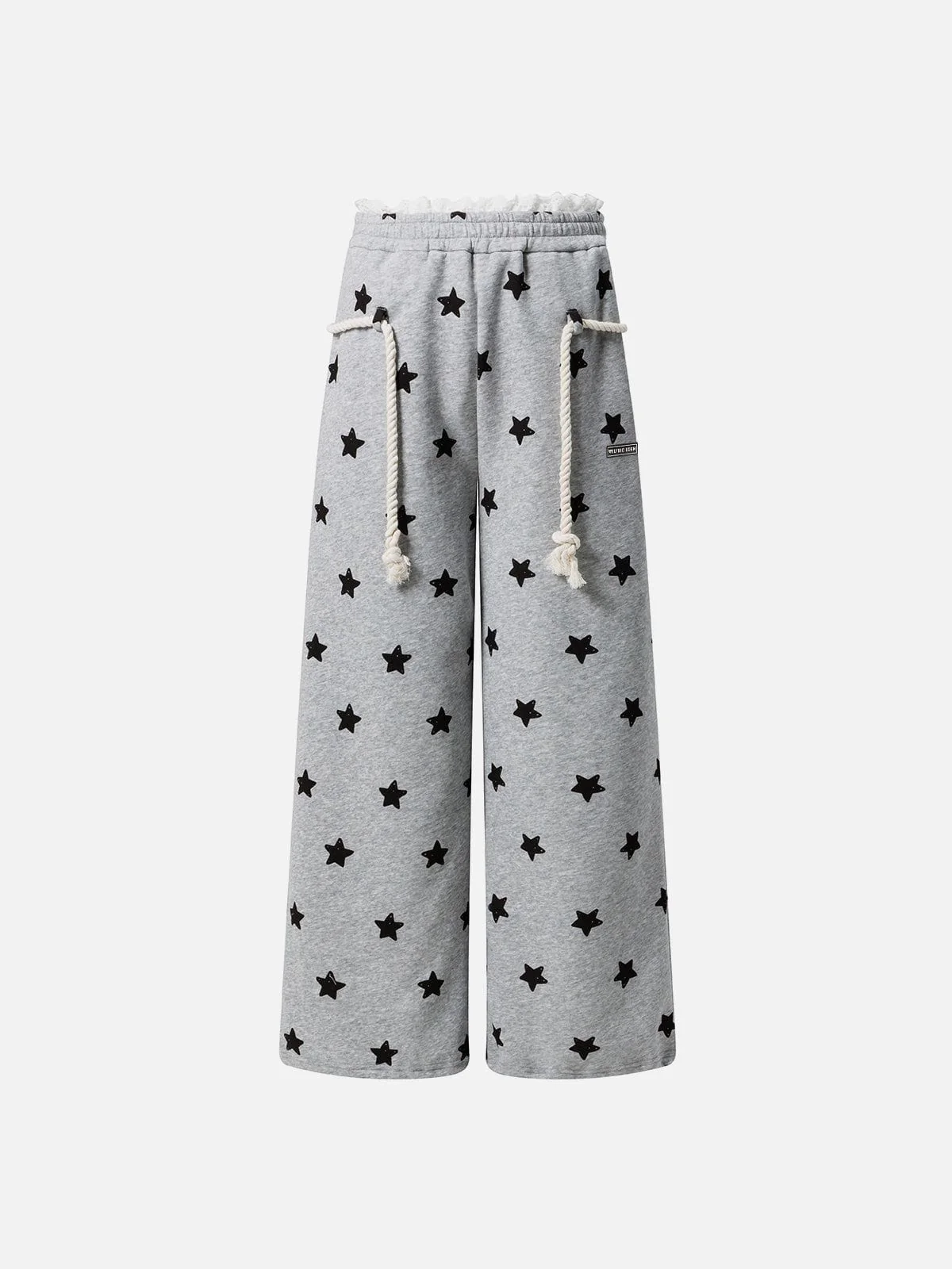 Aelfric Eden Lace Waist Star Baggy Sweatpants