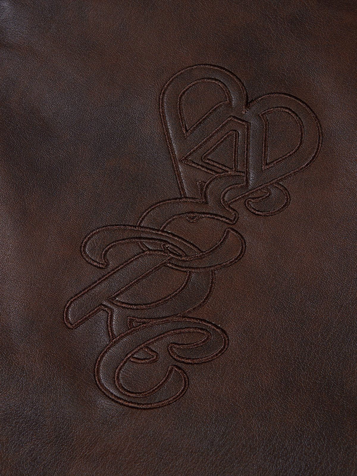 Aelfric Eden Embroidery Faux Leather Jacket