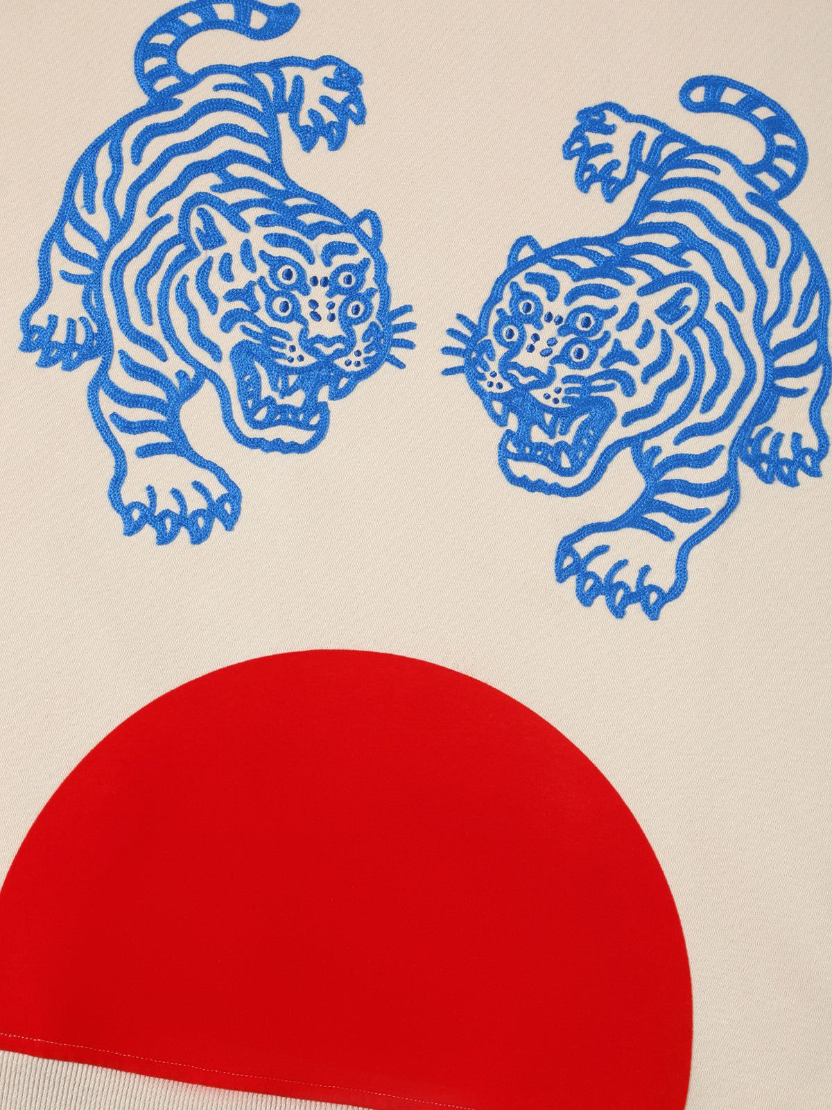 Aelfric Eden Oversized  Embroidery Tiger Hoodie