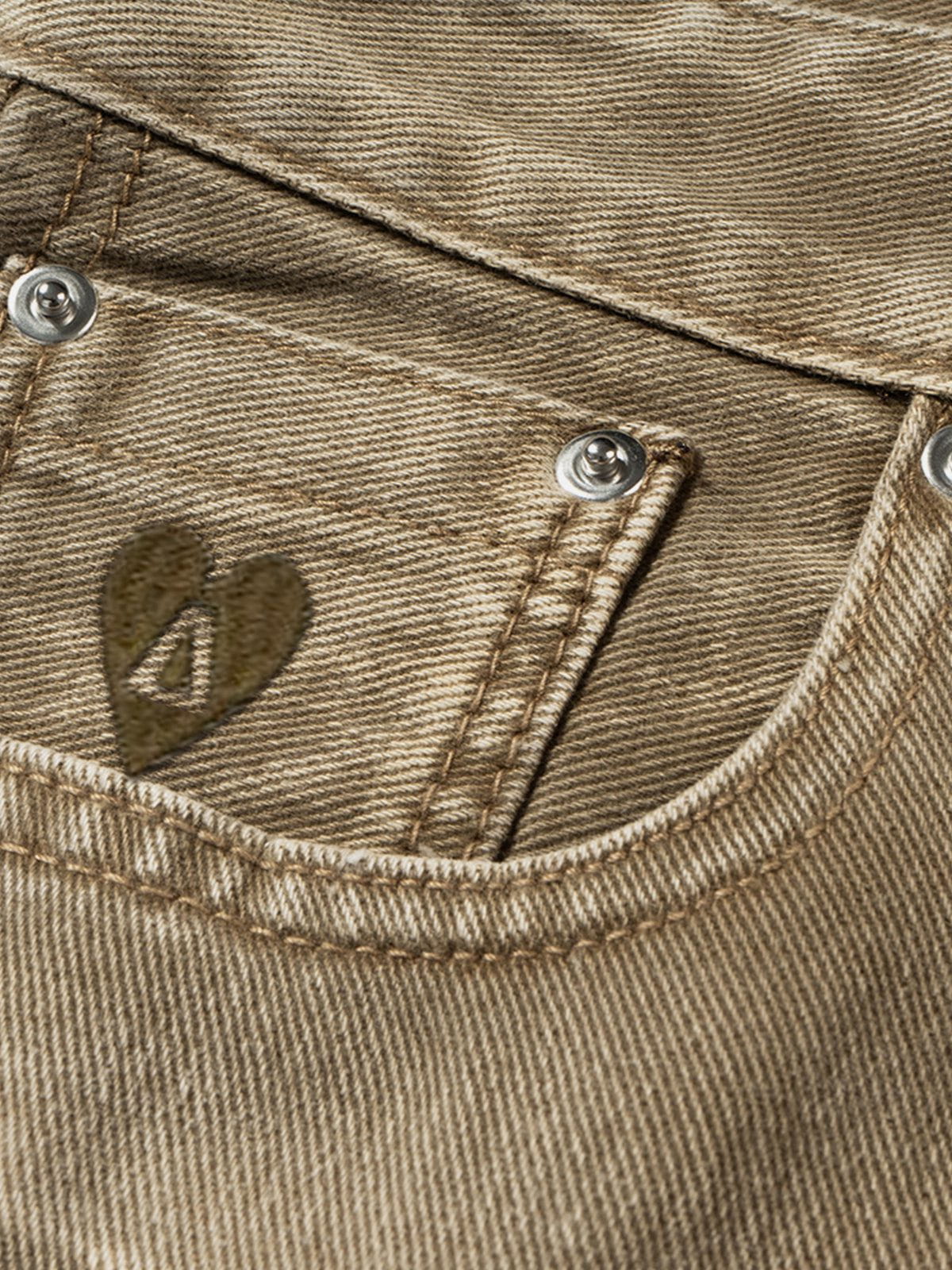 Aelfric Eden Baggy Brown Washed Jeans