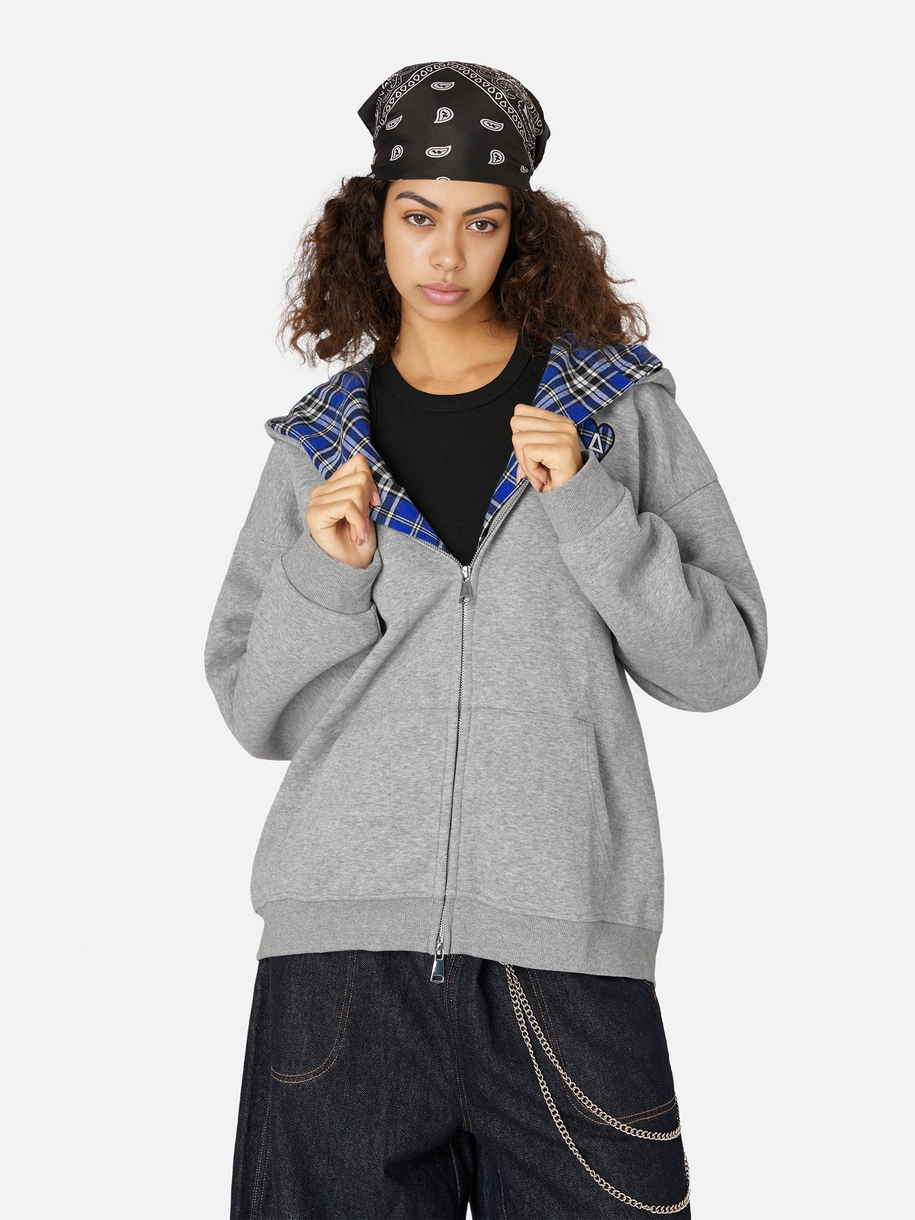 Aelfric Eden Oversized Plaid Hoodie