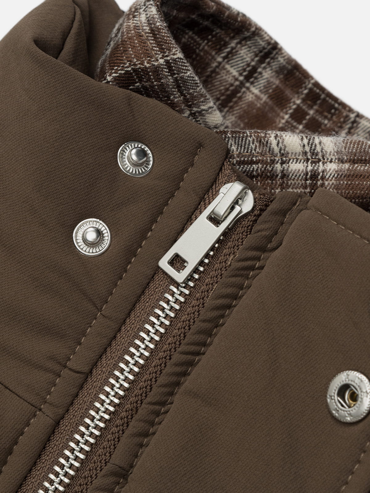 Aelfric Eden Plaid Layered Coat