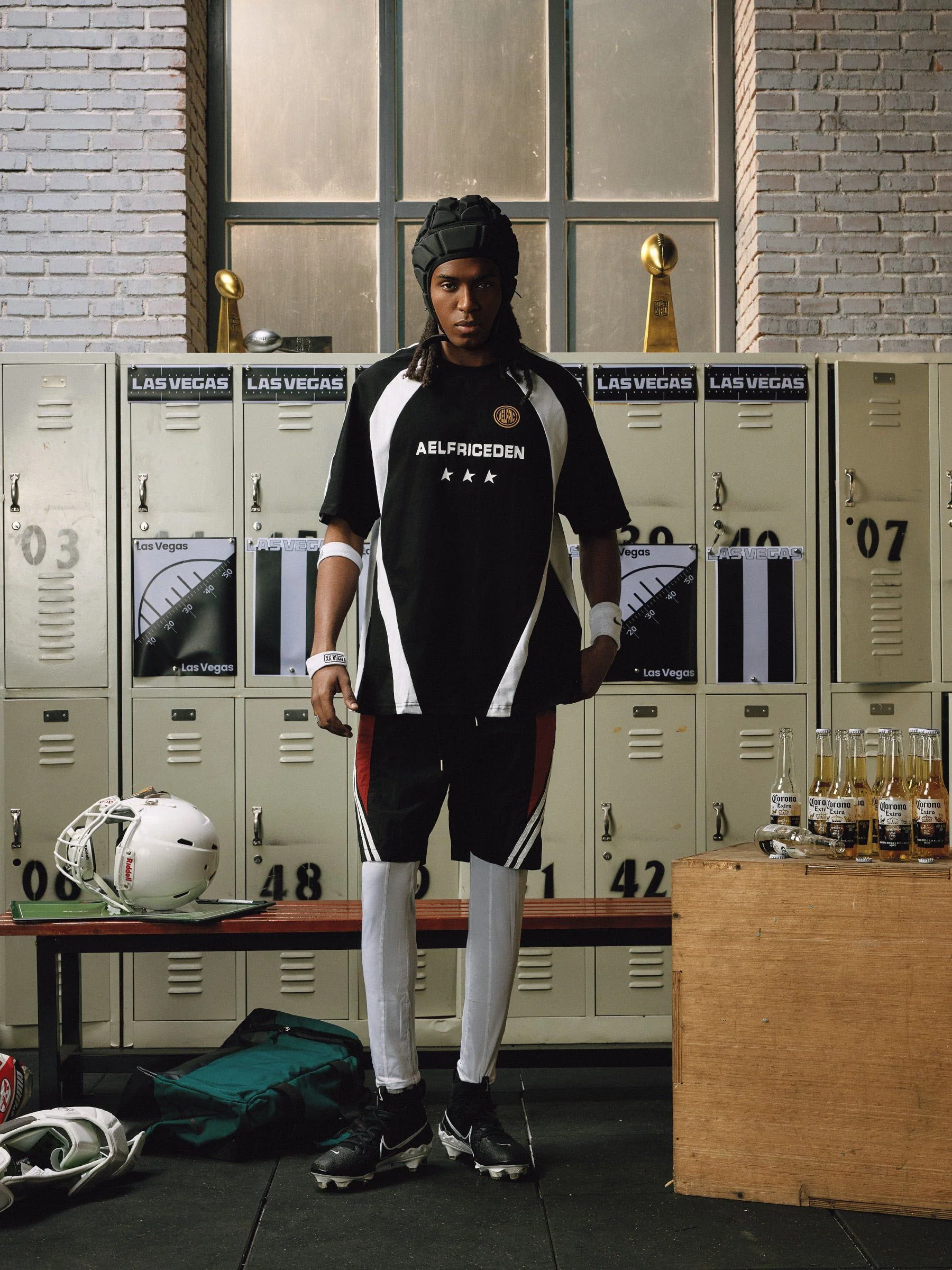 Aelfric Eden Patchwork Contrast Soccer Jersey