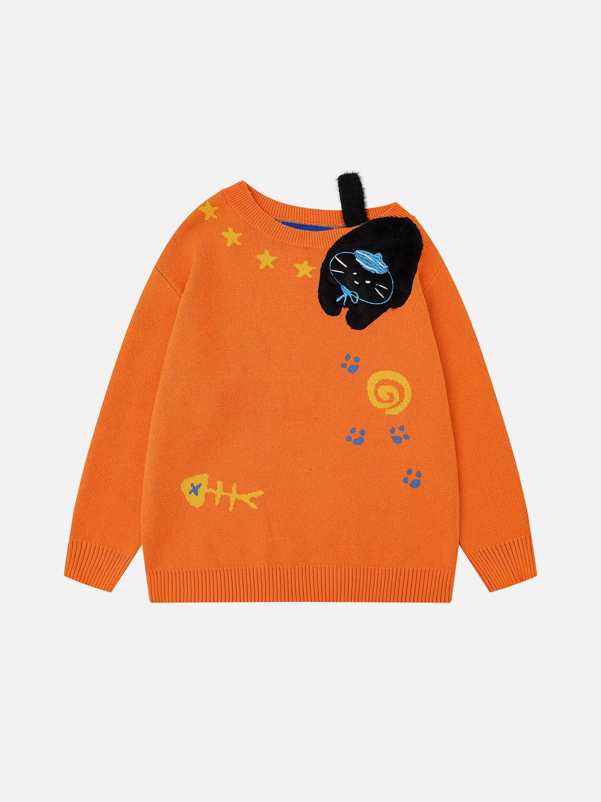 Aelfric Eden Cat Off-The-Shoulder Sweater