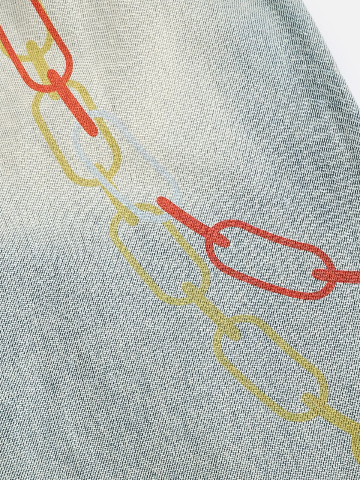 Aelfric Eden Cartoon Graphic Super Baggy Barrel Jeans