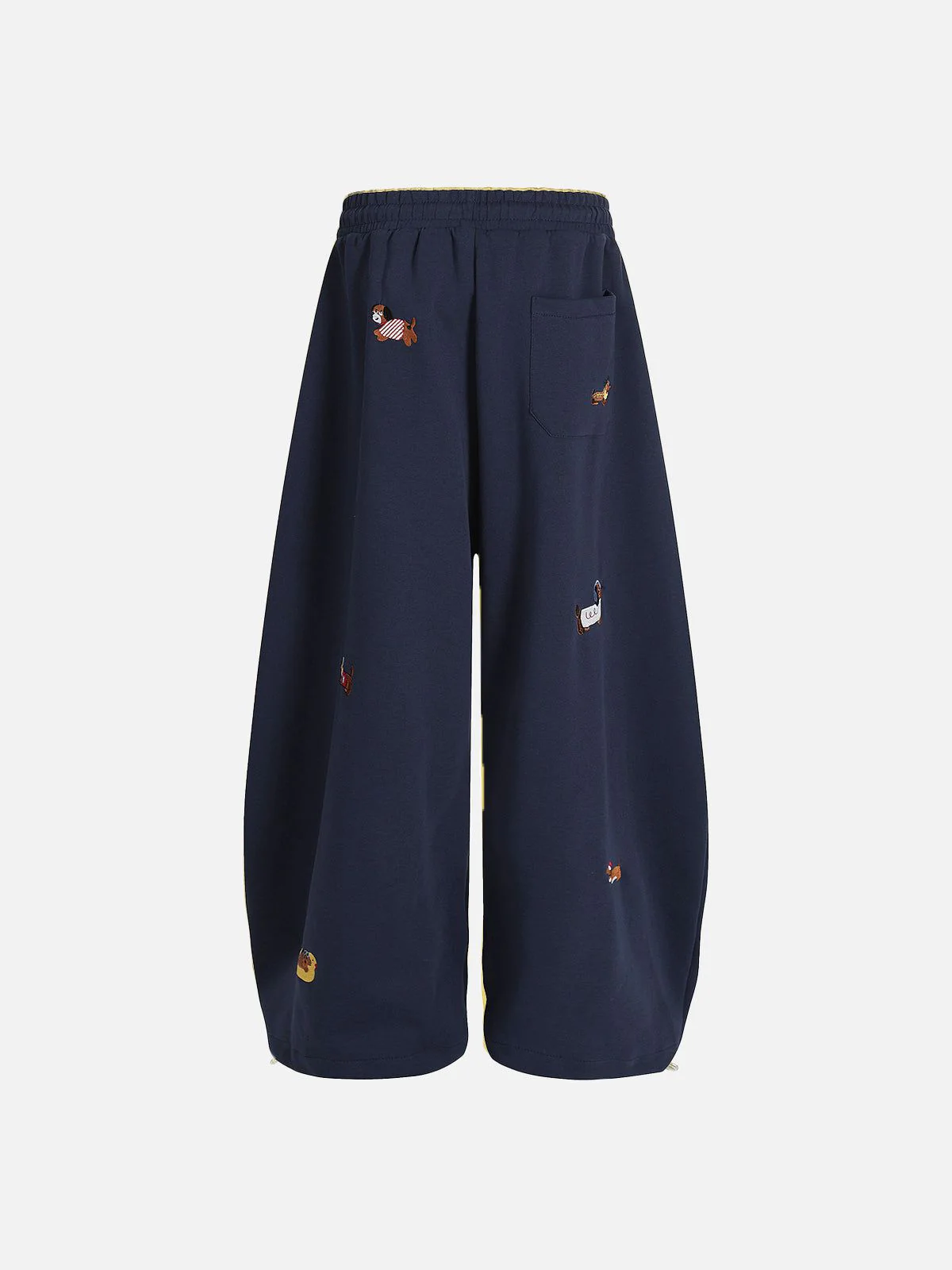 Aelfric Eden Embroidery Dog Baggy Barrel Sweatpants