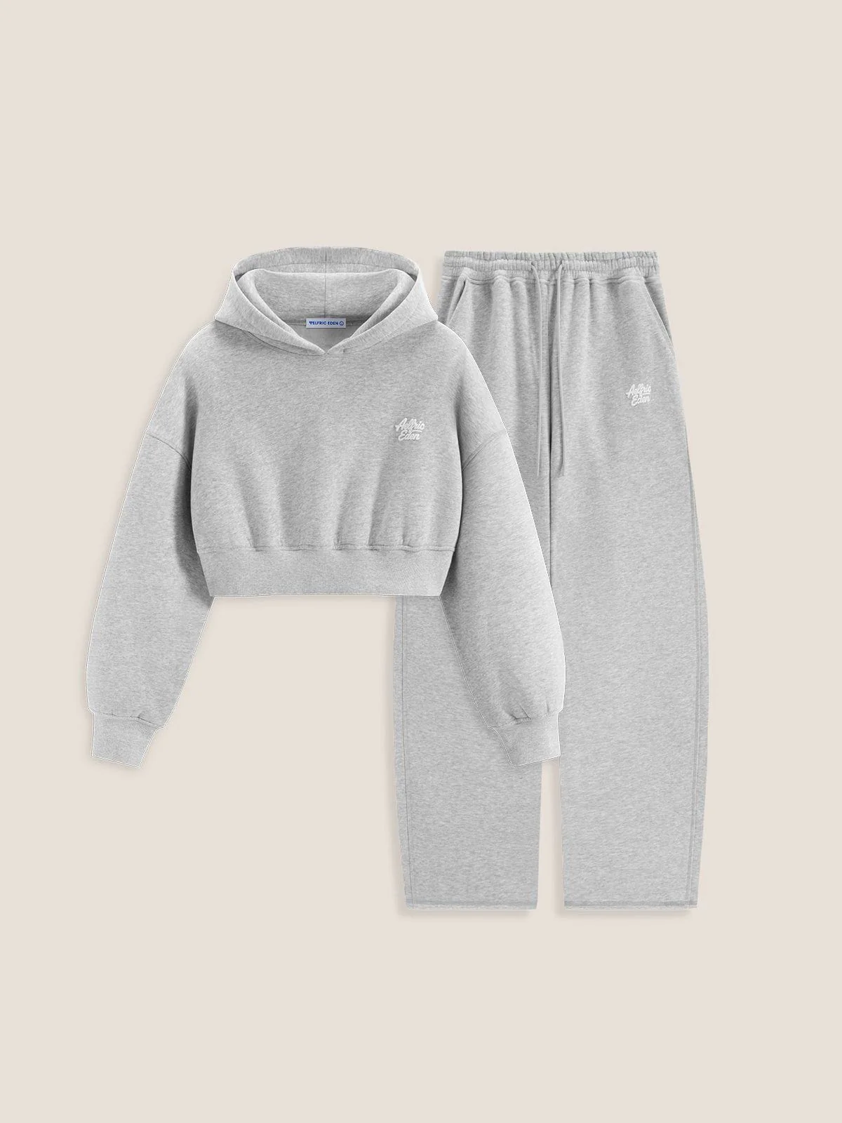 Soufflé Cropped Cloud Hoodie Set