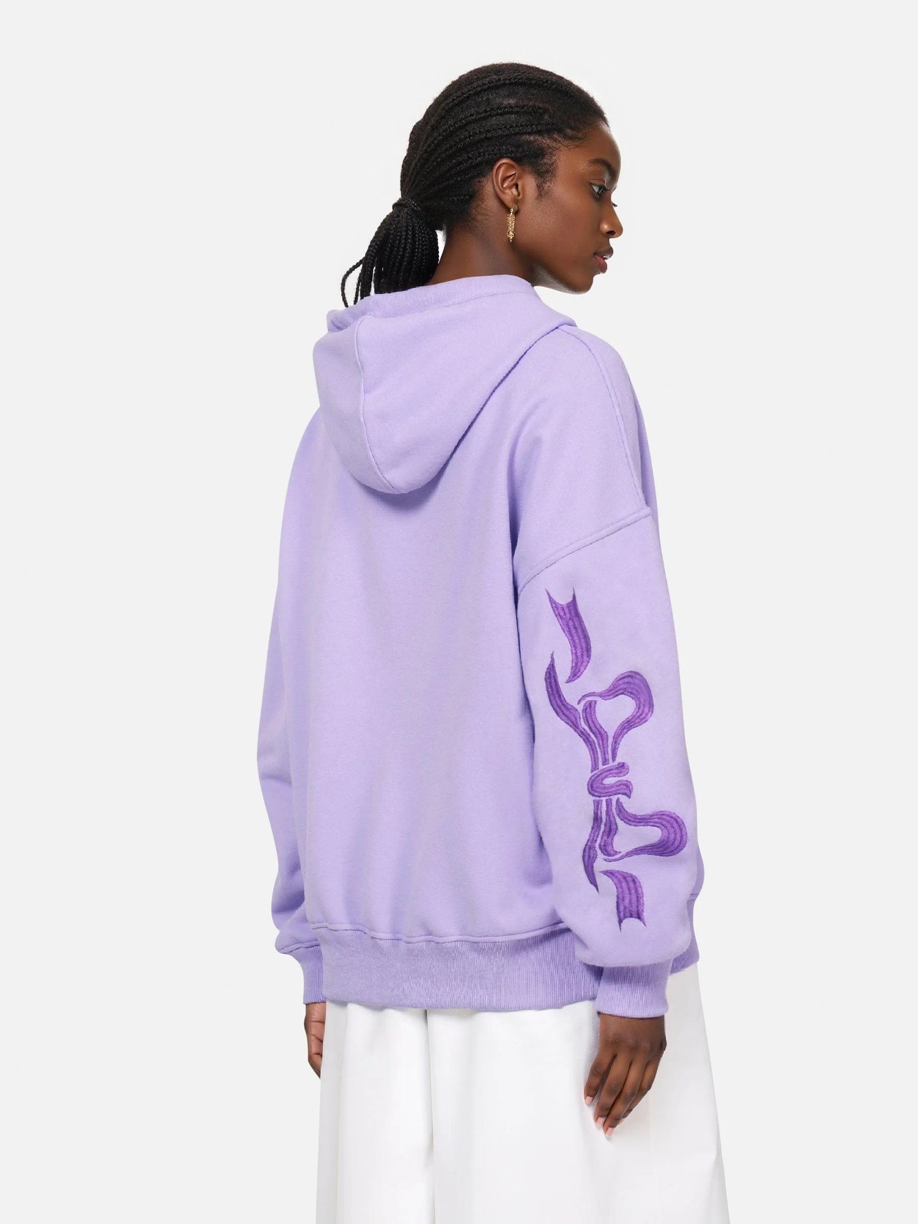 Aelfric Eden Cherry Bow Embroidery Pullover Hoodie