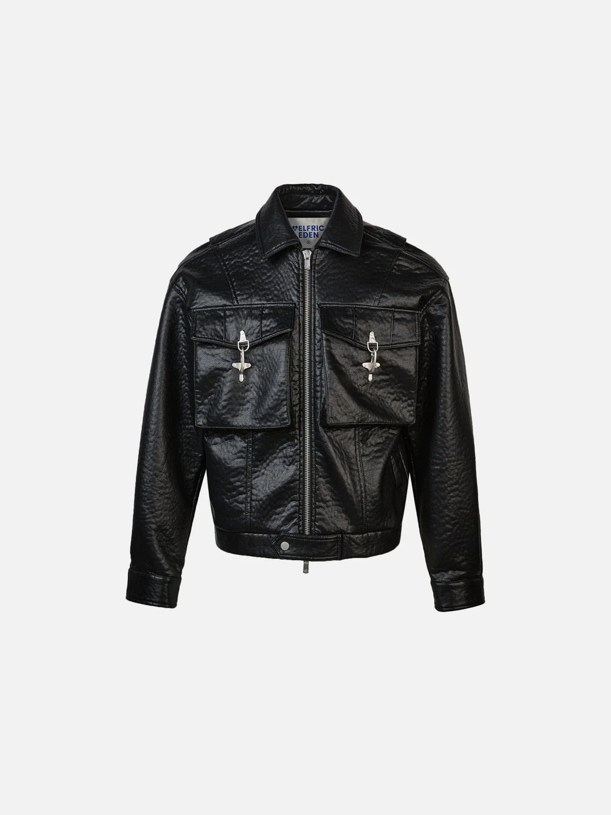 Aelfric Eden Metal Toggle Faux Leather Jacket
