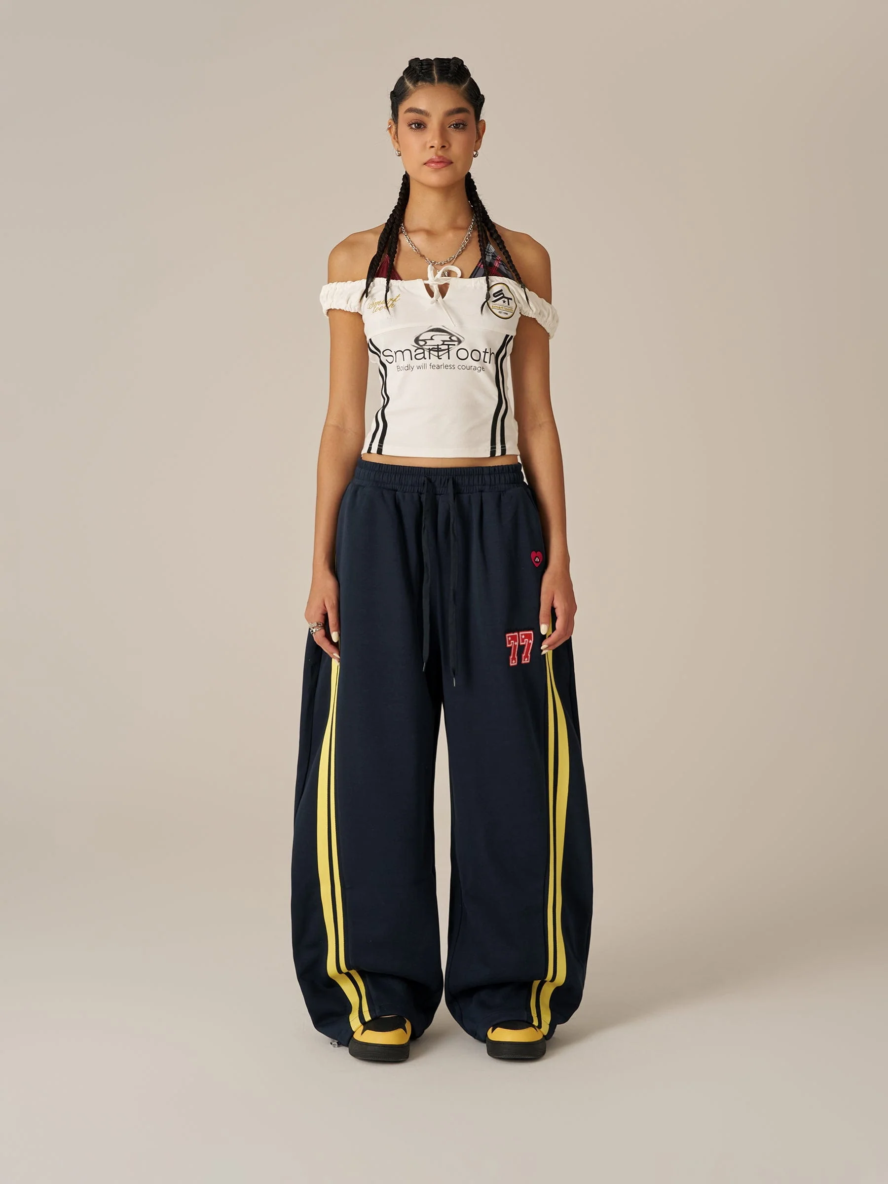 Aelfric Eden Stripe Baggy Barrel Sweatpants