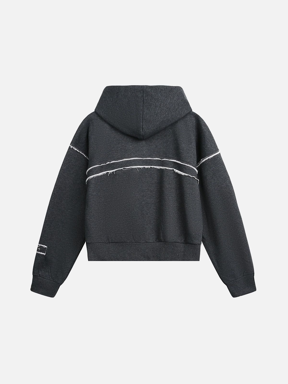Aelfric Eden Fringe Boxy Zip Up Hoodie