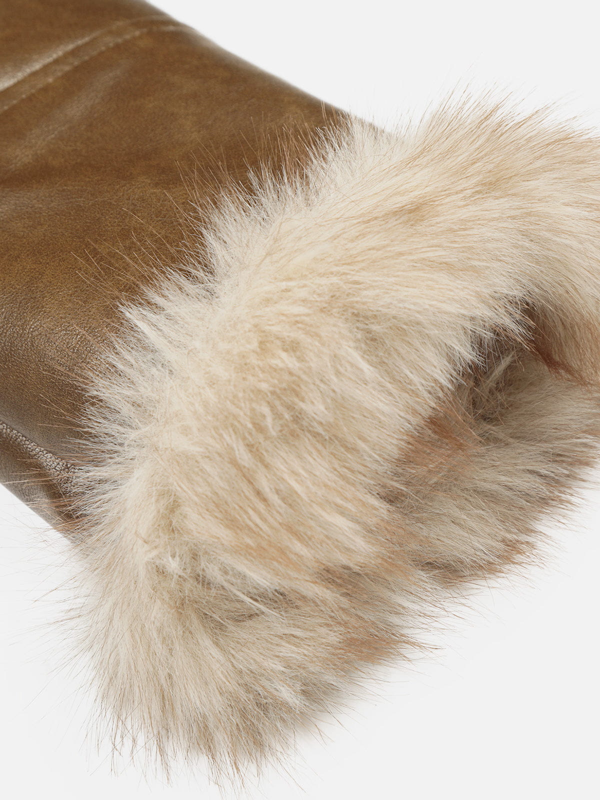 Aelfric Eden Faux Fur Patchwork Coat