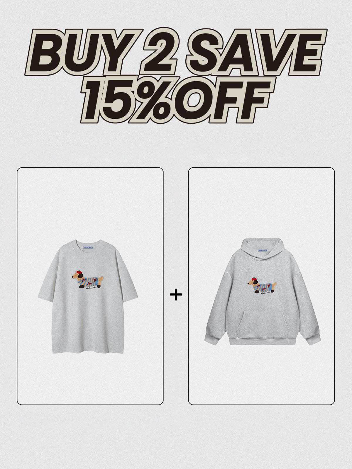 Aelfric Eden Cartoon Dog Embroidery Tee