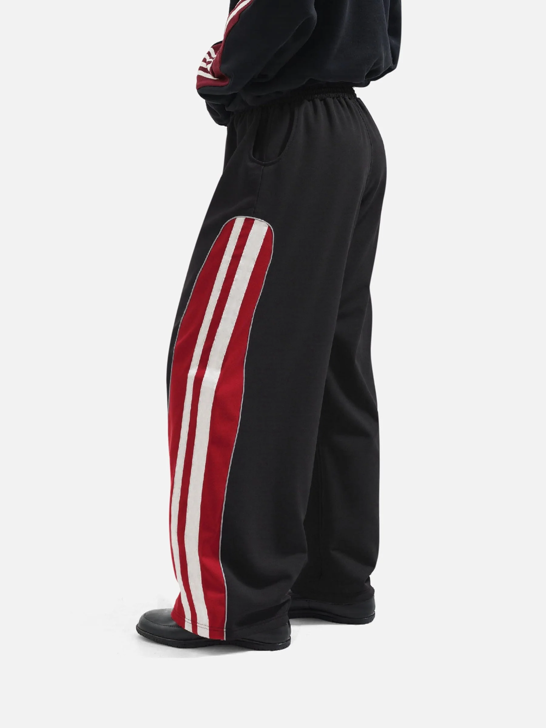 Aelfric Eden Stripe Patchwork Baggy Sweatpants