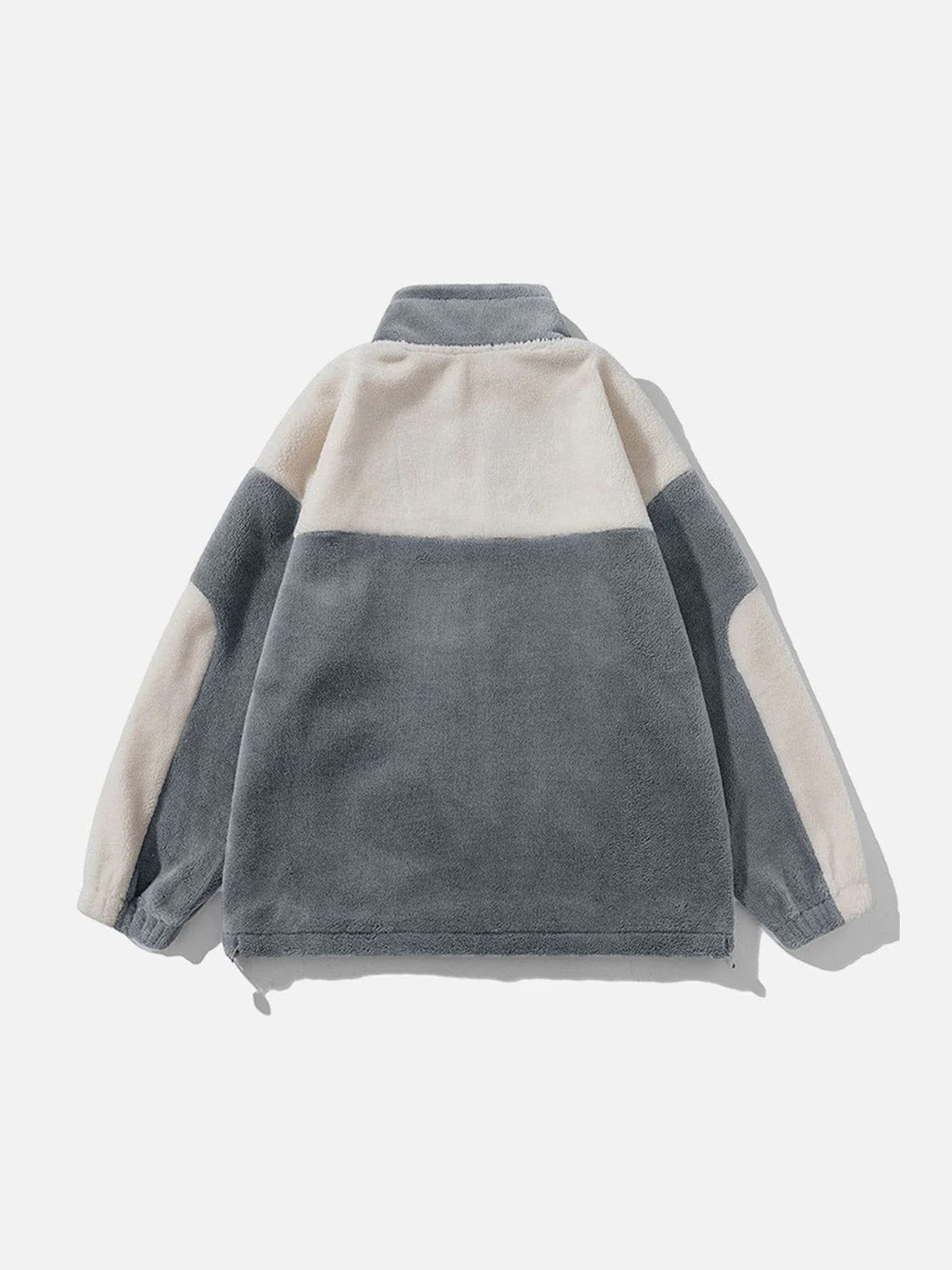 Aelfric Eden Color Block Patchwork Sherpa Jacket