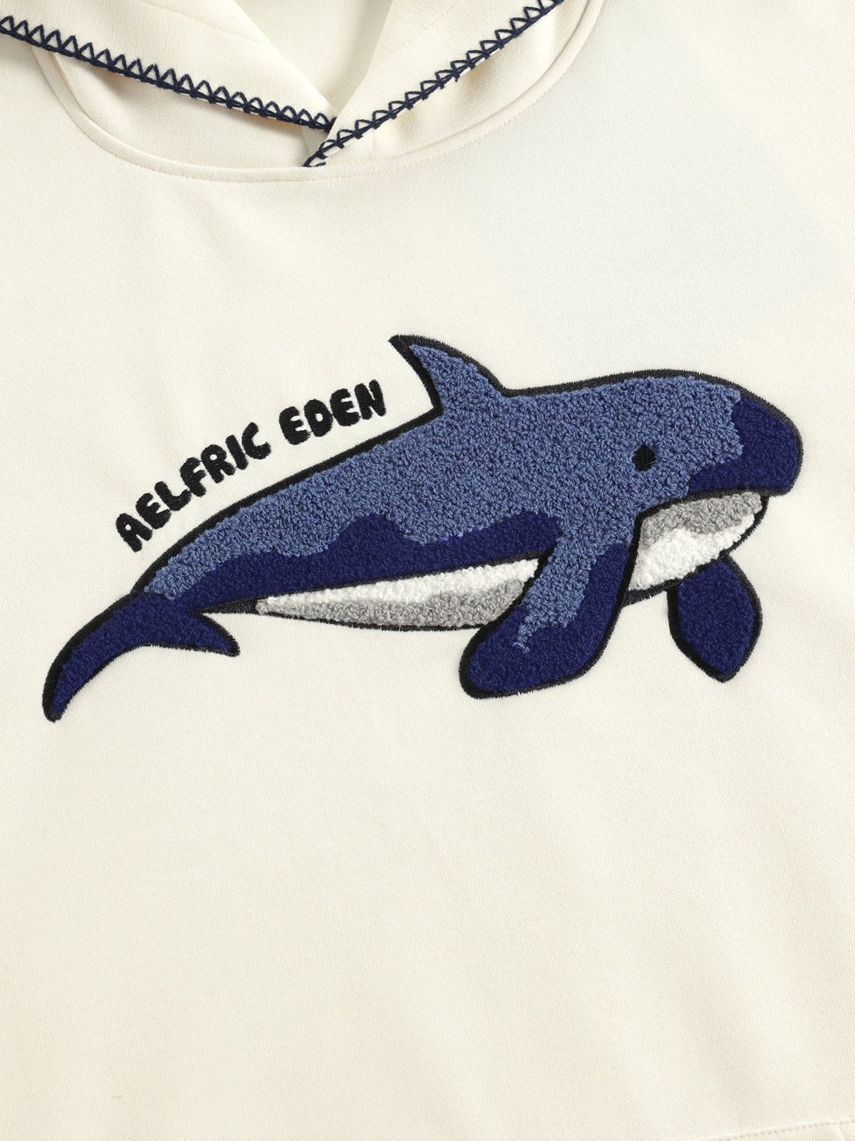 Aelfric Eden Oversized Whale Pullover Hoodie