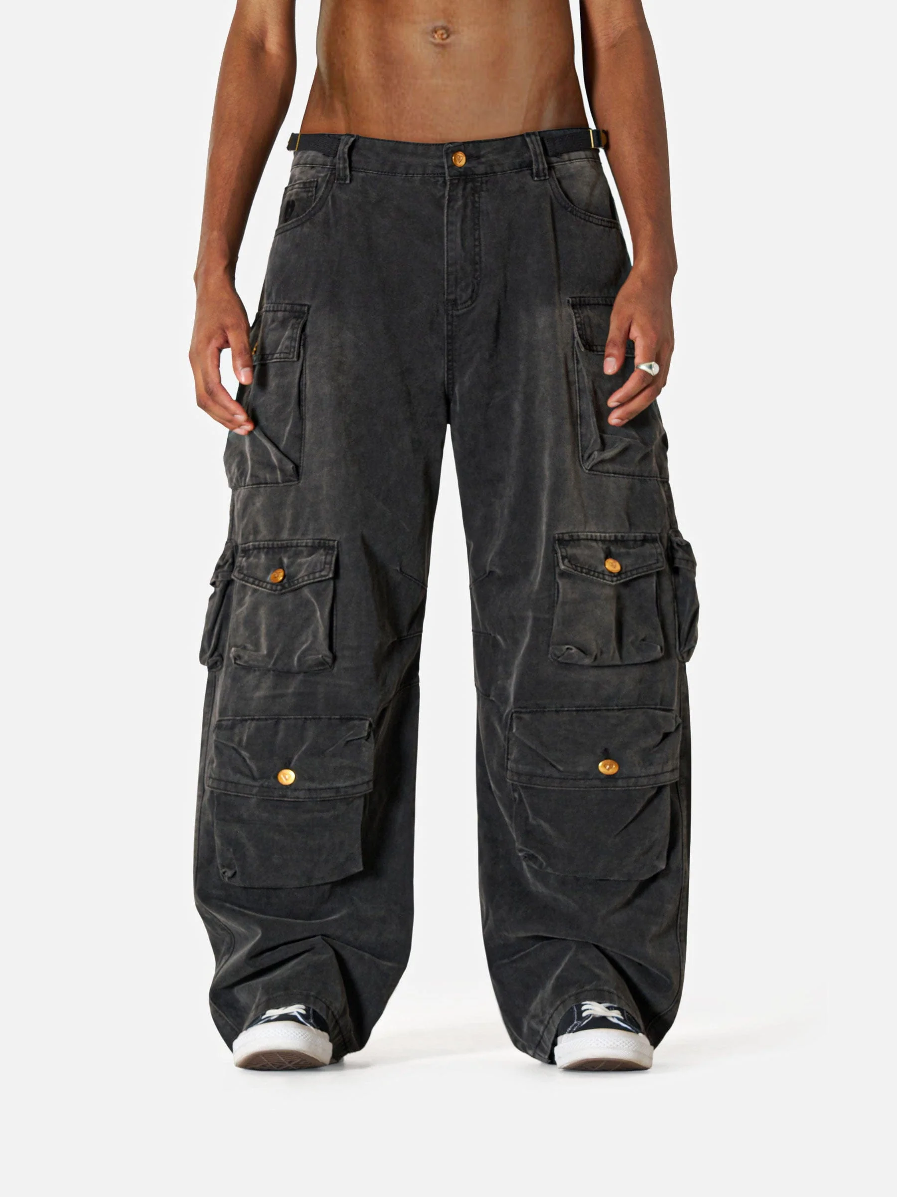 Aelfric Eden Baggy Multi-pocket Jeans