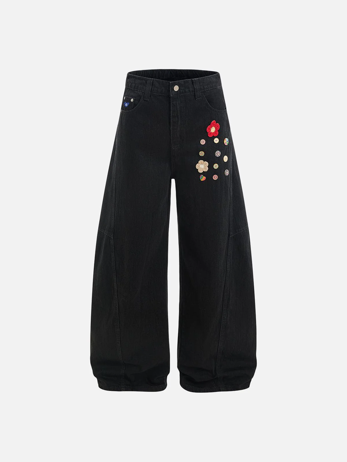Aelfric Eden Floral Baggy Barrel Jeans