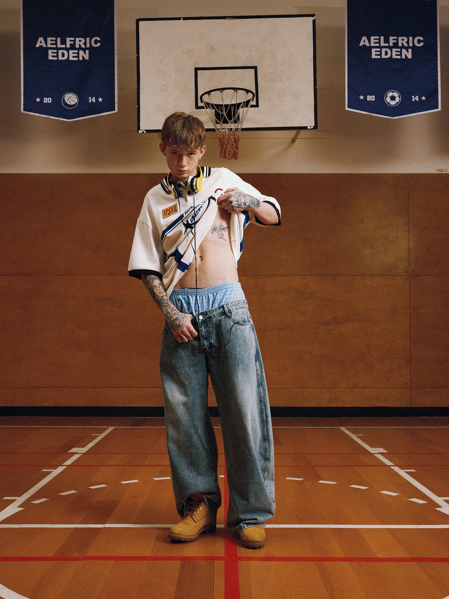 Aelfric Eden Double Waist Baggy Jeans