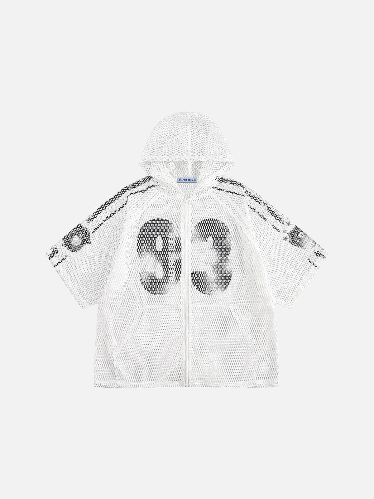 Aelfric Eden 83 Mesh Zip Up Hooded Tee