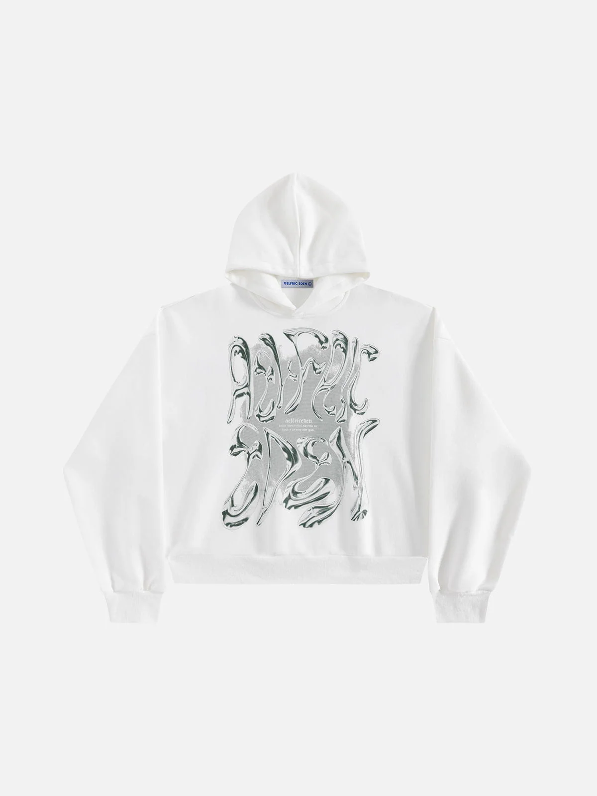 Aelfric Eden Futuristic Liquid Metal Hoodie