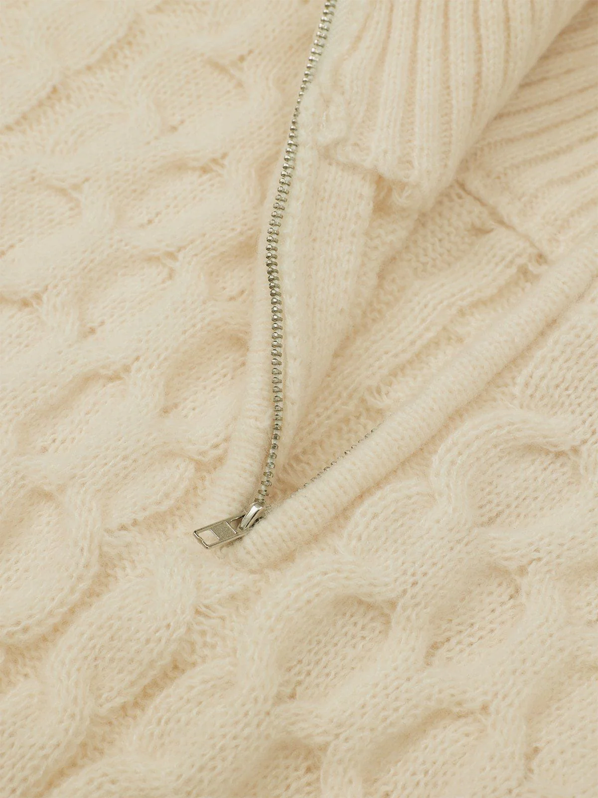 Aelfric Eden Retro 90s Half Zip Knit Sweater