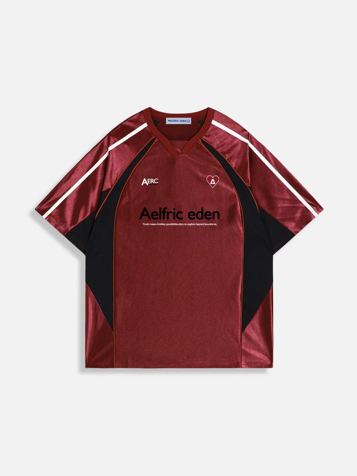Aelfric Eden Mesh Color Blocking Soccer Jersey
