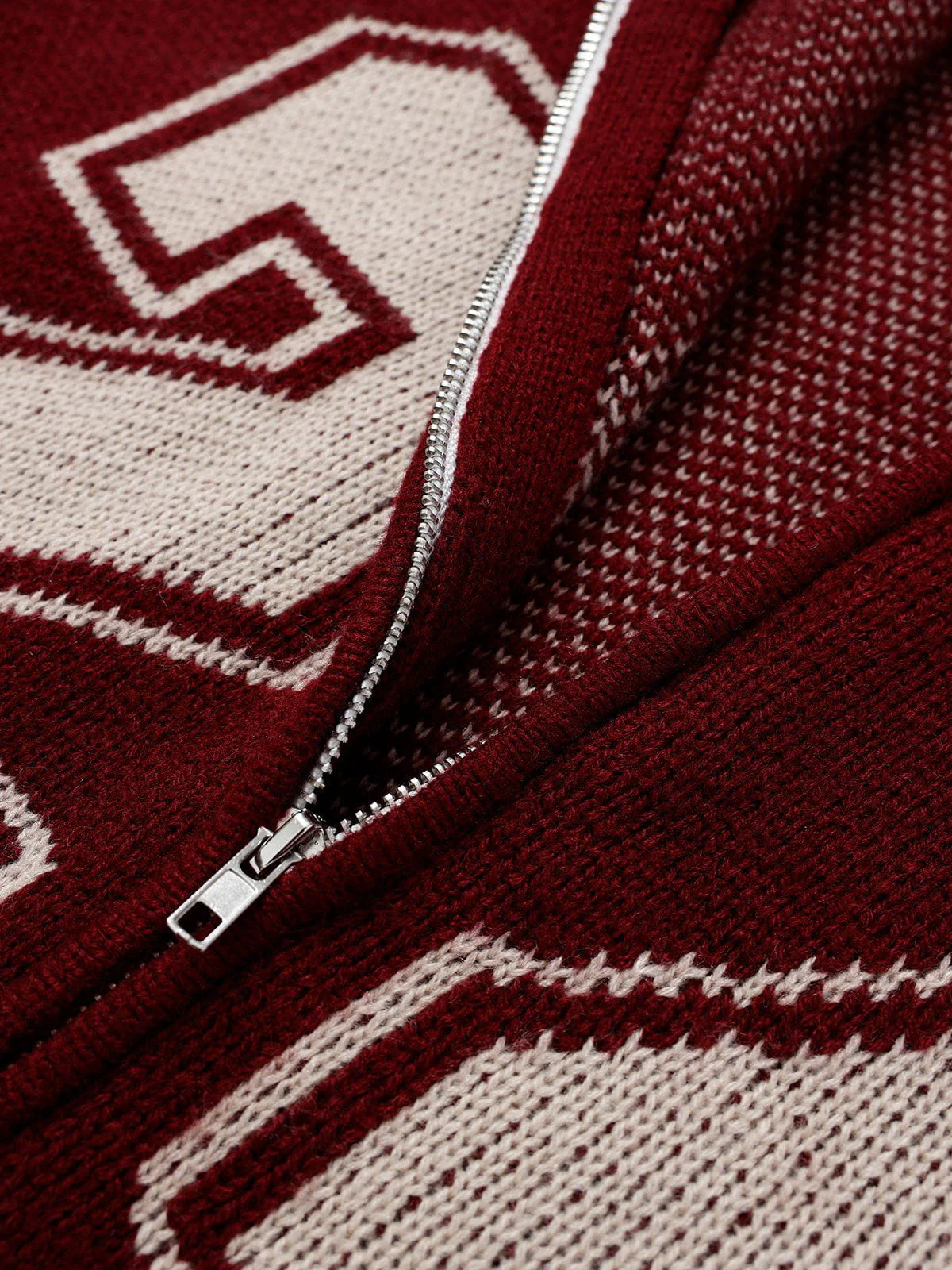 Aelfric Eden 24 Jacquard Zip Up Cardigan