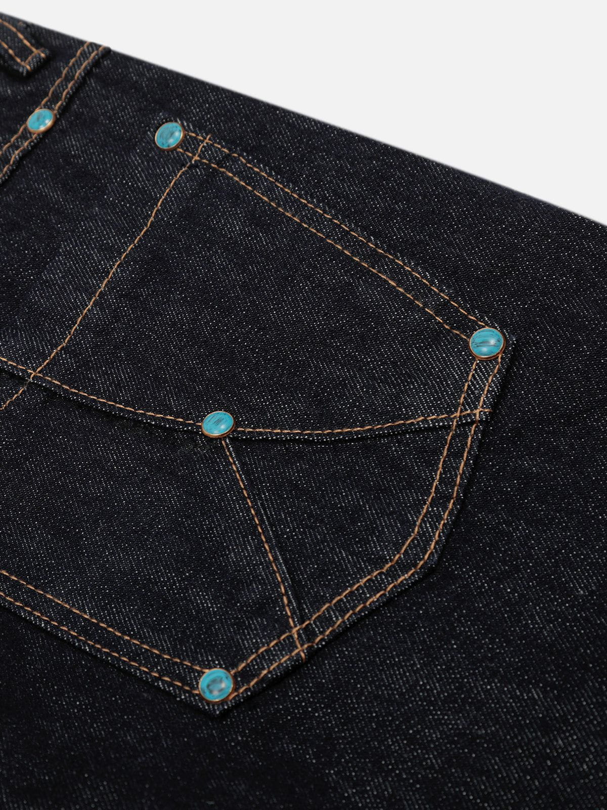 Aelfric Eden Baggy Barrel Rivet Raw Jeans