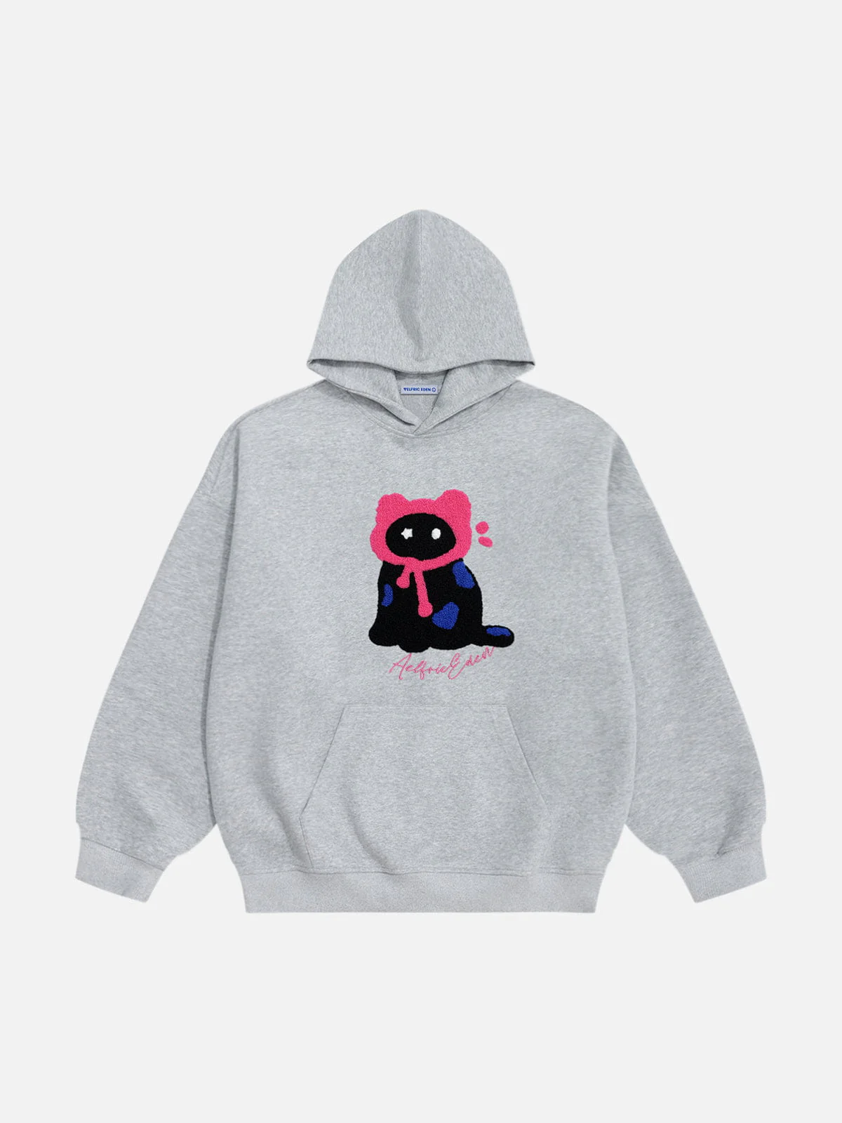 Aelfric Eden Oversized Embroidery Cat Hoodie