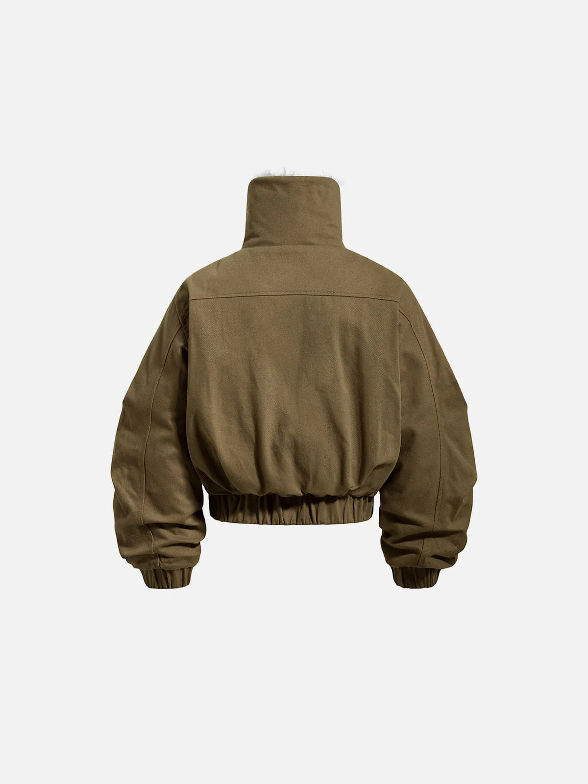 Aelfric Eden Faux Fur Collar Cargo Coat