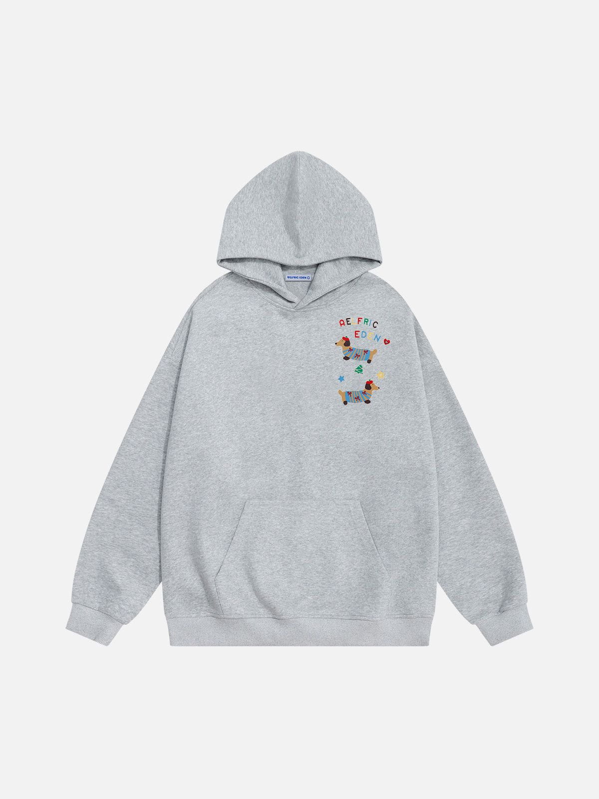 Aelfric Eden Oversized Dog Graphic Hoodie