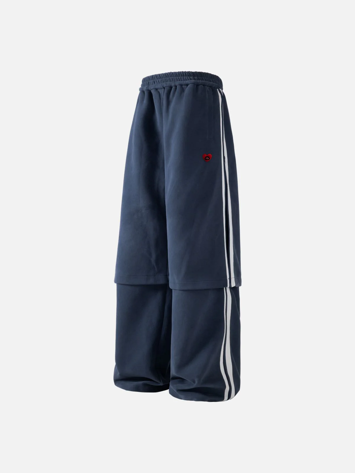 Aelfric Eden Stripe Zip Up Two Layer Baggy Sweatpants