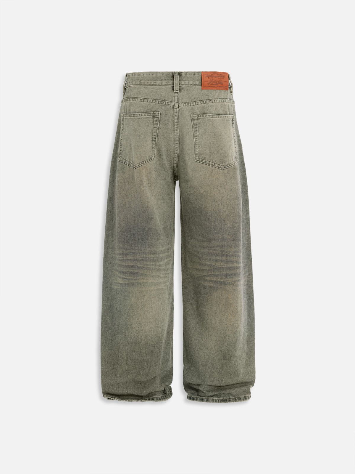 Aelfric Eden Baggy Mud Dyeing Jeans