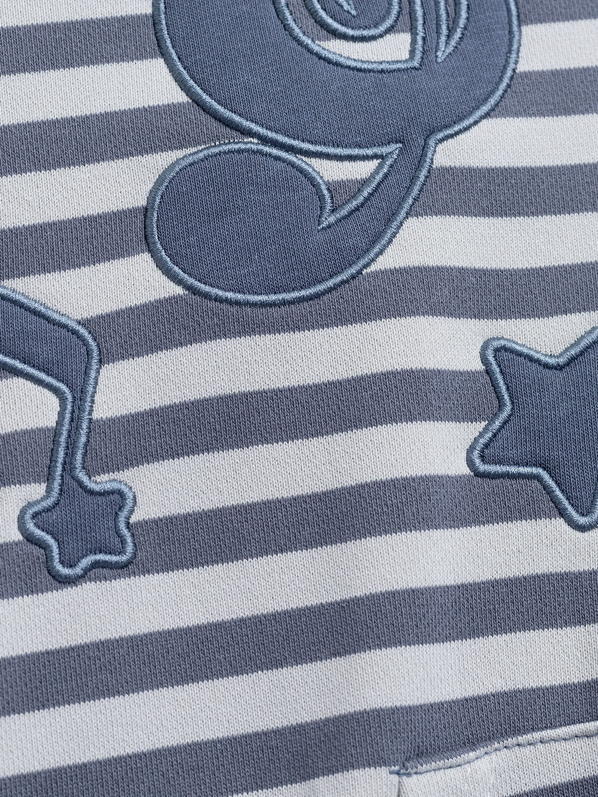 Aelfric Eden Boxy Striped Asymmetric Zip Up Hoodie