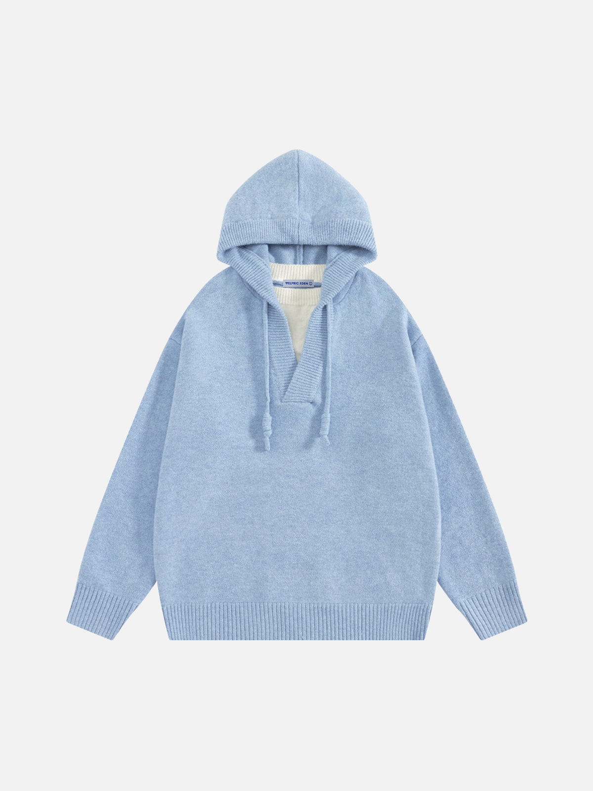 Aelfric Eden Layered Knit Pullover Hoodie