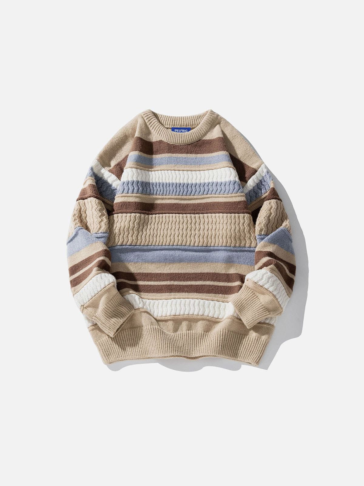 Aelfric Eden Stripe Color Blocking Sweater