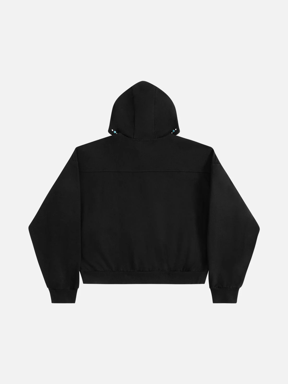 Aelfric Eden Boxy Turquoise Zip Up Hoodie