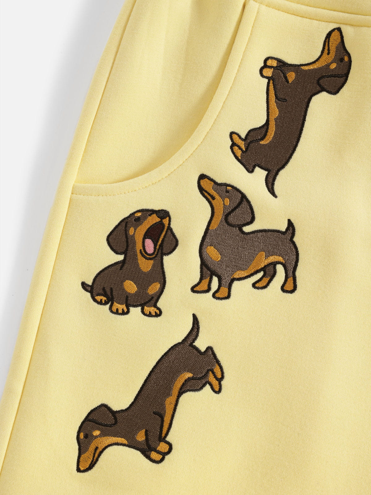 [Pre-Order] Aelfric Eden Dachshund Double Waist Baggy Sweatpants