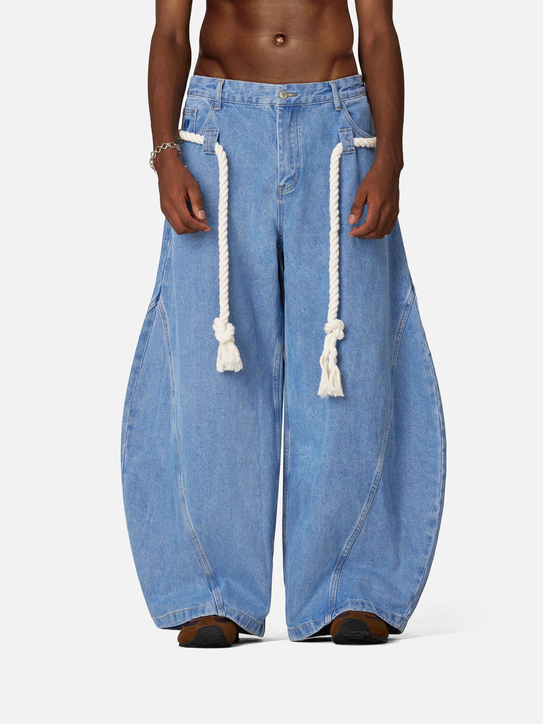 Aelfric Eden Super Baggy Drawstring Waist Jeans