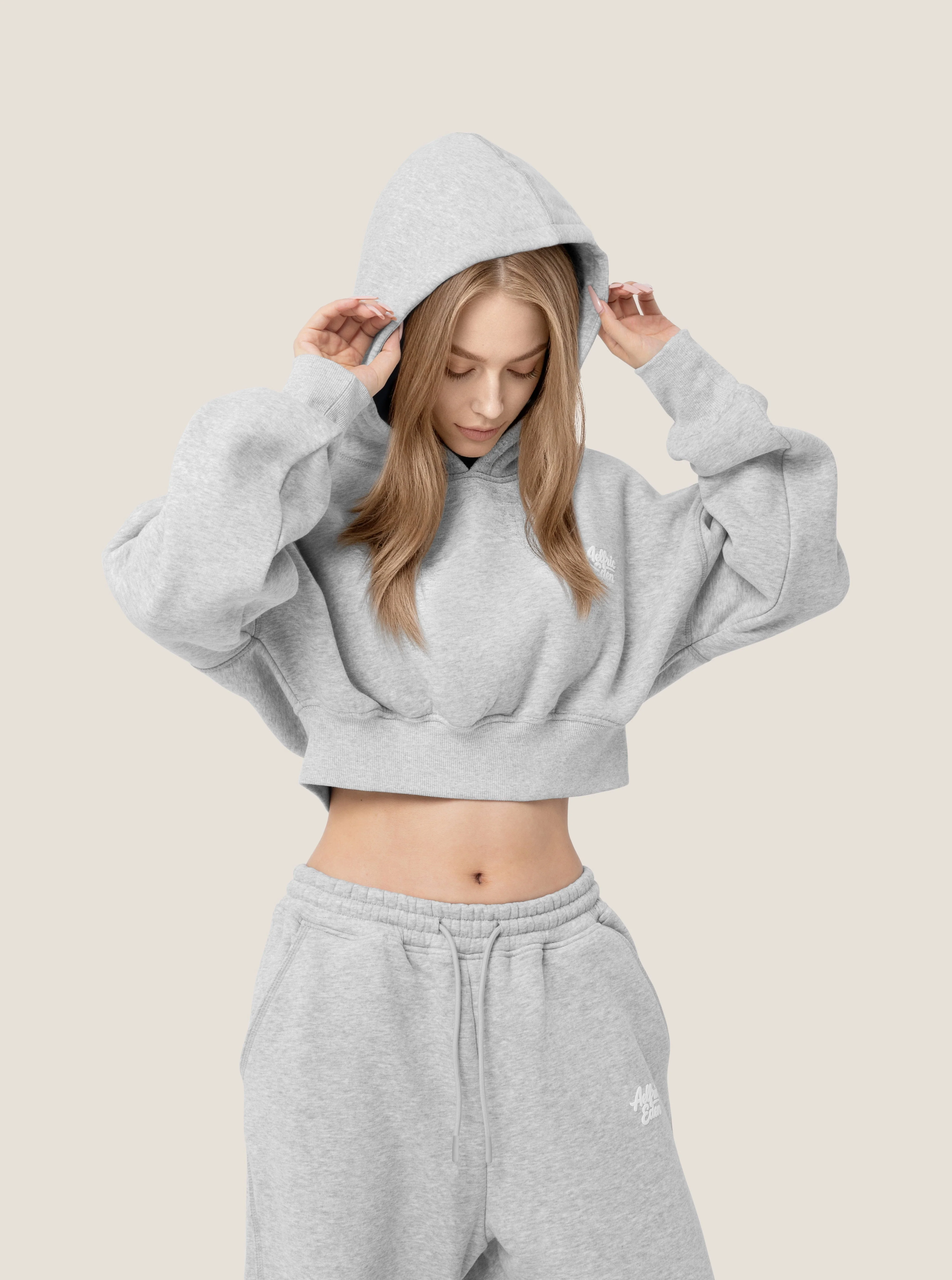 Soufflé Cropped Cloud Hoodie Set