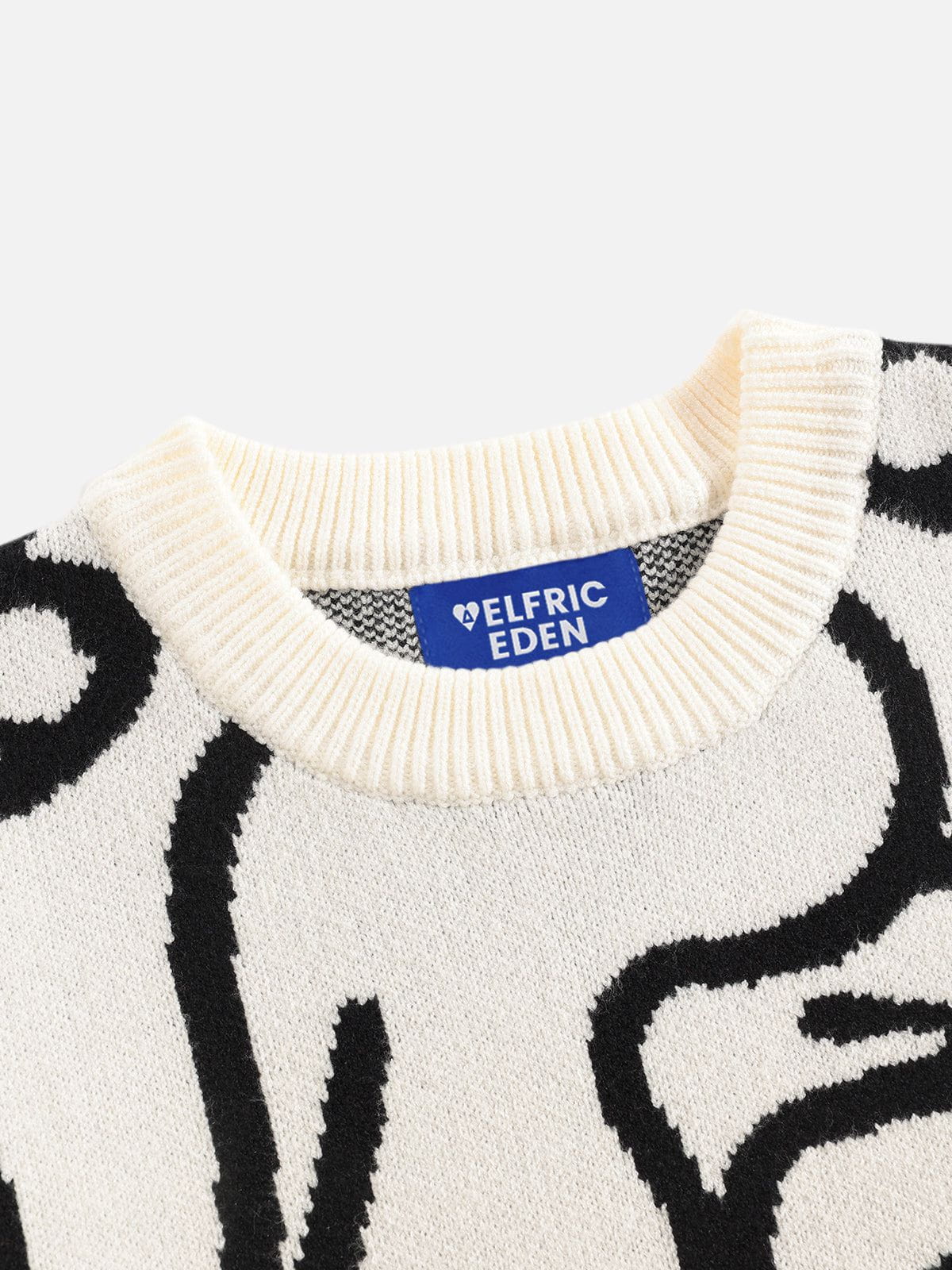 Aelfric Eden Hand Drawn Full Print Poodle Sweater